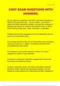 CHST EXAM QUESTIONS WITH  ANSWERS&period; 