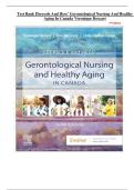 Test Bank Ebersole And Hess' Gerontological Nursing And Healthy Aging In Canada 3rd Edition Veronique Boscart&vert; ALL CHAPTERS&vert; Graded A&plus;