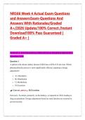 NR565 Week 4 Midterm Exam Review Examplify Online  Proctored Exam Actual exam Questions and Answers NR-565  Advanced Pharmacology Fundamentals &vert; 100&percnt; Pass  Guaranteed &vert; Graded A&plus; &vert; 
