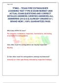 TFM02 &ndash; TEXAS FIRE EXTINGUISHER  LICENSING TEST TYPE B EXAM NEWEST 2026  ACTUAL EXAM QUESTIONS AND CORRECT  DETAILED ANSWERS &lpar;VERIFIED ANSWERS&rpar; ALL  ANSWERED &lbrace;35 Q & A&rcub; ALREADY GRADED A&plus; &vert;  BRAND NEW&excl; &vert; 100&percnt; GUARANTEED PASS 