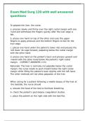Exam Med Surg 120 with well answered questions
