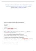 Psychiatric & Mental Health Nursing &lpar;Based on Sheila Videbeck&rpar;  2025&sol;2026 Comprehensive Study Guide with Original Practice Questions & Expert-Verified Answer Explanations &vert; Brand New Edition