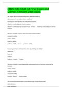 EDUC 606 Ch16-18 Final Exam and Correct Answers 2025-2026&period;