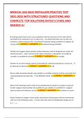 MEDICAL GAS 6010 INSTALLERS PRACTICE TEST 2025-2026 WITH STRUCTURED QUESTIONS AND COMPLETE TOP SOLUTIONS RATED 5 STARS AND GRADED A&plus; 37PG &period;pdf