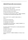 ASQ CQT Exam with correct answers