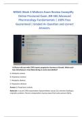 NR565 Week 4 Midterm Exam Review Examplify Online Proctored Exam &comma;NR-565 Advanced Pharmacology Fundamentals &vert; 100&percnt; Pass Guaranteed &vert; Graded A&plus; Question and correct Answers&period;