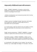 Aepa early childhood exam with answers&period;