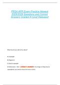 PRSA APR Exam Practice Newest  2025&sol;2026 Questions and Correct  Answers Graded A&plus;&vert;Just Released PRSA APR Exam Practice Newest  2025&sol;2026 Questions and Correct  Answers Graded A&plus;&vert;Just Released 
