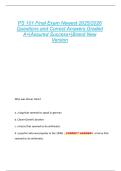 PS 101 Final Exam Newest 2025&sol;2026  Questions and Correct Answers Graded  A&plus;&vert;Assured Success&plus;&vert;Brand New  Version PS 101 Final Exam Newest 2025&sol;2026  Questions and Correct Answers Graded  A&plus;&vert;Assured Success&plus;&vert;Brand New  Version 