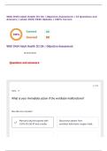WGU D454 Adult Health III OA &vert; Objective Assessment &vert; 43 Questions and Answers &vert; Latest 2025&sol;2026 Updates &vert; 100&percnt; Correct&period;