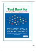 Test Bank For Principles of Microeconomics - Second Edition &copy;2024All Chapters - 9781319433802