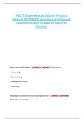 PECT Exam Module 2 Exam Practice  Newest 2025&sol;2026 Questions and Correct  Answers Already Graded A&plus;&vert;Assured  Success 
