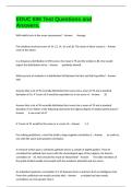 EDUC 606 Test Questions and Answers&period;