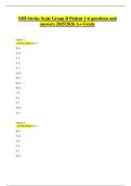 NIH Stroke Scale Group B Patient 1&ndash;6 &vert; Verified Questions & Correct Answers &vert; Latest A&plus; Grade 2025&sol;2026