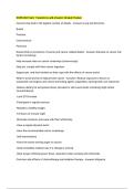 NURS 460 Exam 1 Questions and Answers Already Passed