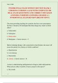 PNM300 FINAL EXAM NEWEST 2025 TEST BANK&vert; 2  VERSIONS &lpar;VERSION A & B&rpar; WITH COMPLETE 500  REAL EXAM QUESTIONS AND CORRECT DETAILED  ANSWERS &lpar;VERIFIED ANSWERS&rpar; GRADED A&plus;&vert;  PNM300 FINAL EXAM REVIEW &lpar;BRAND NEW&excl;&excl;&rpar; 