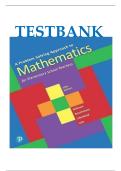 Test Bank for Problem Solving Approach to Mathematics for Elementary School Teachers