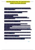 TRUCKING RODEO FINAL TEST QUESTIONS WITH CORRECT SOLUTIONS 2025&sol;2026