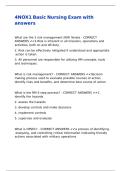 4NOX1 Basic Nursing Exam with answers&period;