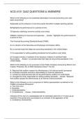 ACG 4101 QUIZ QUESTIONS & ANSWERS