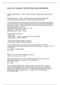 ACG 4101 EXAM 2 QUESTIONS AND ANSWERS