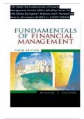TEST BANK - Fundamentals of Financial Management, Concise Edition (MindTap Course List) 10th Edition by Eugene F. Brigham, || ISBN:NO  9781337902571||All Chapter 1 - 17 | All Chapters , A+ Guide Updated Newest Version