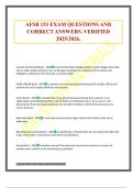 AFSB 153 EXAM QUESTIONS AND CORRECT ANSWERS&period; VERIFIED 2025&sol;2026&period;