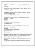 ADPP session 2 Mid Terms law Questions With Complete Solutions