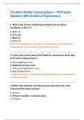 Fire Alarm Installer Licensing Exam &ndash; 100 Practice 