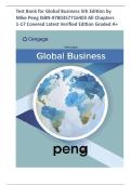 Test Bank for Global Business 5th Edition by Mike Peng &vert;&vert;ISBN-9780357716403&vert;&vert;  Chapter 1-17 &vert; All Chapters  Covered &comma;Latest  Verified Edition&comma;Already  Graded A&plus;