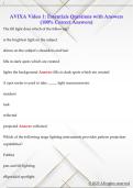 AVIXA Video 1&colon; Essentials Questions with Answers  &lpar;100&percnt; Correct Answers&rpar; 