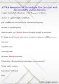 AVIXA Recognized AV Technologist Test Questions with  Answers &lpar;100&percnt; Correct Answers&rpar;