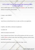 UCLA EMT Airway Questions with Answers &lpar;100&percnt;  Correct Answers&rpar;
