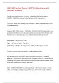 AN 300 Practice Exam 1 UKY 65 Questions with Verified Answers&comma;100&percnt;CORRECT