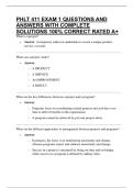 PHLT 411 EXAM 1 QUESTIONS AND ANSWERS WITH COMPLETE SOLUTIONS 100&percnt; CORRECT RATED A&plus;