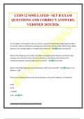 CEHV12 SIMULATED - SET B EXAM QUESTIONS AND CORRECT ANSWERS&period; VERIFIED 2025&sol;2026&period;