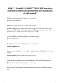CMN 571 Final 2025 COMPLETE EXAM SET &lpar;questions and verified answers&rpar;frequently most tested questions  already passed&excl;&excl;
