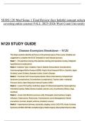 NURS 120 Med Surge 1 Final Review &lpar;key helpful concept selected covering entire course&rpar; FALL 2025-2026 West Coast University