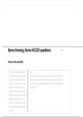 Burns Nursing Study Guide & NCLEX Practice Questions 2025 &ndash; Comprehensive Burn Care Review for High-Scoring Exam Prep