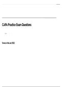 CAPA Practice Exam Questions 2025 &ndash; Comprehensive Certified Ambulatory Surgery Practice Test & Study Guide