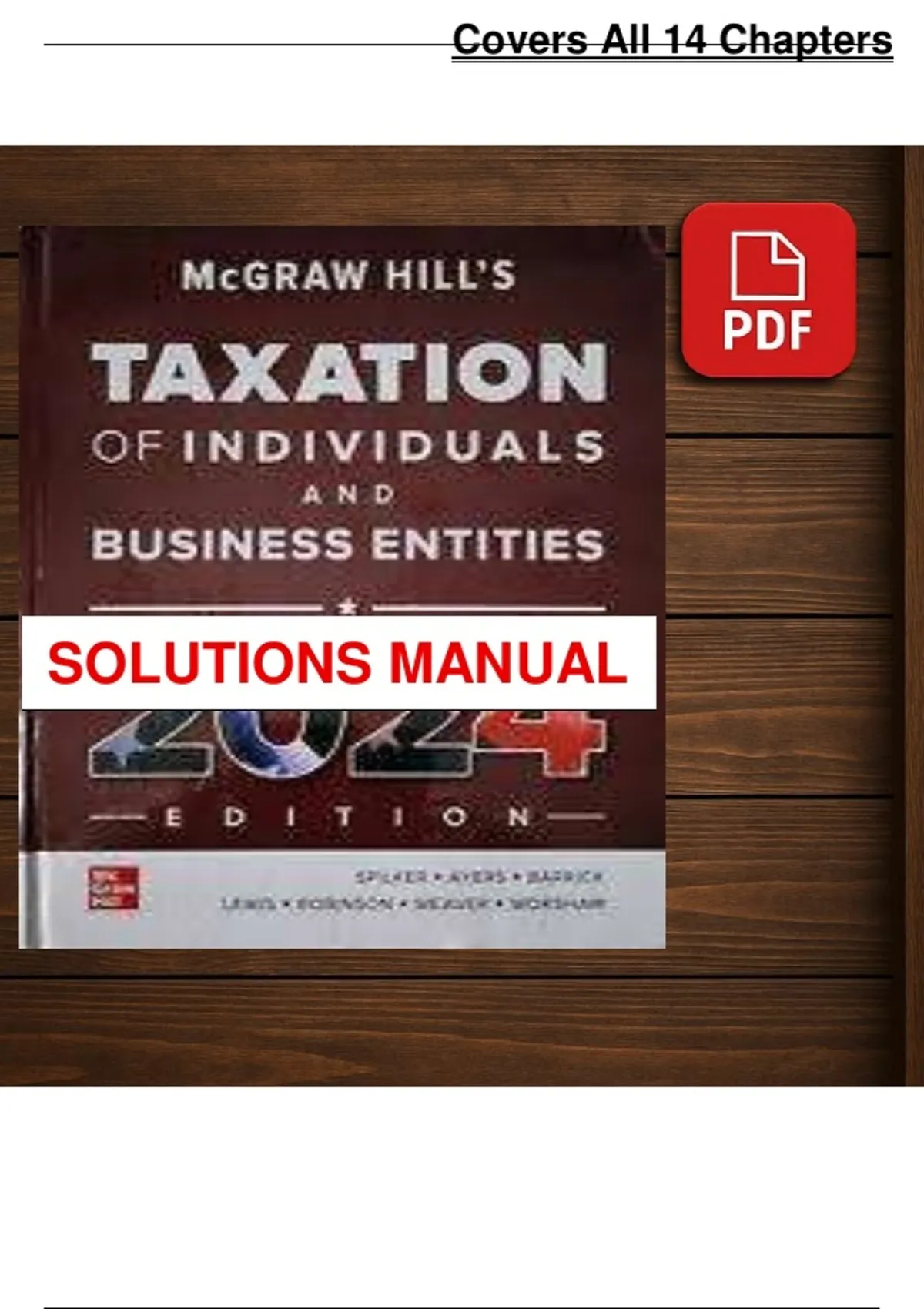 McGraw Hill’s Taxation of Individuals & Business Entities (15th Edition ...