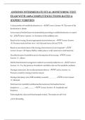  AWHONN INTERMEDIATE FETAL MONITORING TEST EXAM WITH 100&percnt; COMPLETE SOLUTIONS RATED A &lpar;EXPERT VERIFIED&rpar;