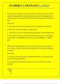 FLORIDA 2-20 EXAM QUESTIONS AND ANSWERS 2025