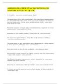 ASBESTOS PRACTICE EXAM 2 QUESTIONS AND ANSWERS 2024&sol;2025 A&plus; GRADE&period;