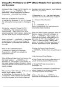 Omega Psi Phi History via OPP Official Website Test Questions and Answers