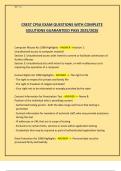 CREST CPSA EXAM QUESTIONS WITH COMPLETE SOLUTIONS GUARANTEED PASS 2025&sol;2026