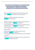 PSI TEXAS STATE BOARD NAIL TECHNICIAN EXAM QUESTIONS WITH COMPLETE SOLUTIONS GUARANTEED PASS BRAND NEW 2025&sol;2026