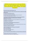 ONS&sol;ONCC Chemotherapy & Immunotherapy Certification  Review &ndash; 2025&ndash;2026 Antineoplastic agents&comma; safety protocols&comma;  immune-based therapies&comma; toxicity recognition&comma; and oncology  best practices&period;