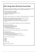 RAC-Drugs Only All Practice Exam Final&period;