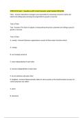 OPRE 3310 Exam 1 Questions with Correct Answers Latest Update 2025-2026